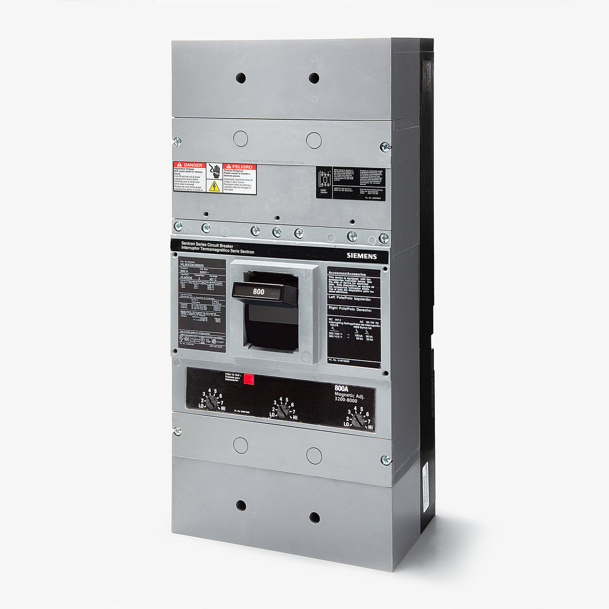 Siemens HLMXD63B800 - 800A 3 Pole Molded Case Circuit Breaker
