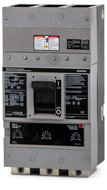 Siemens HMXD63B800H - 800A 3 Pole Molded Case Circuit Breaker