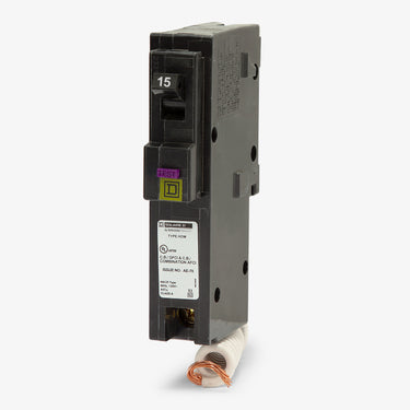 Square D HOM115DF - 15A Dual Function Miniature Circuit Breaker