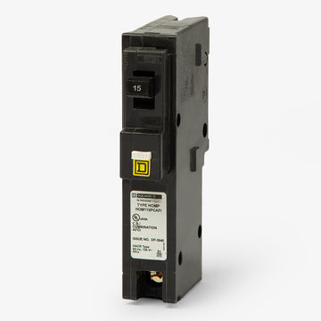 Square D HOM115PCAFI - 15A AFCI Miniature Circuit Breaker