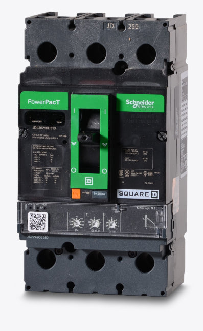 Square D JDL36250U31X - 250A 3 Pole Molded Case Circuit Breaker