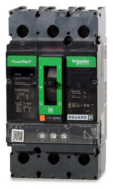 Square D JGL36250U33X - 250A 3 Pole Molded Case Circuit Breaker