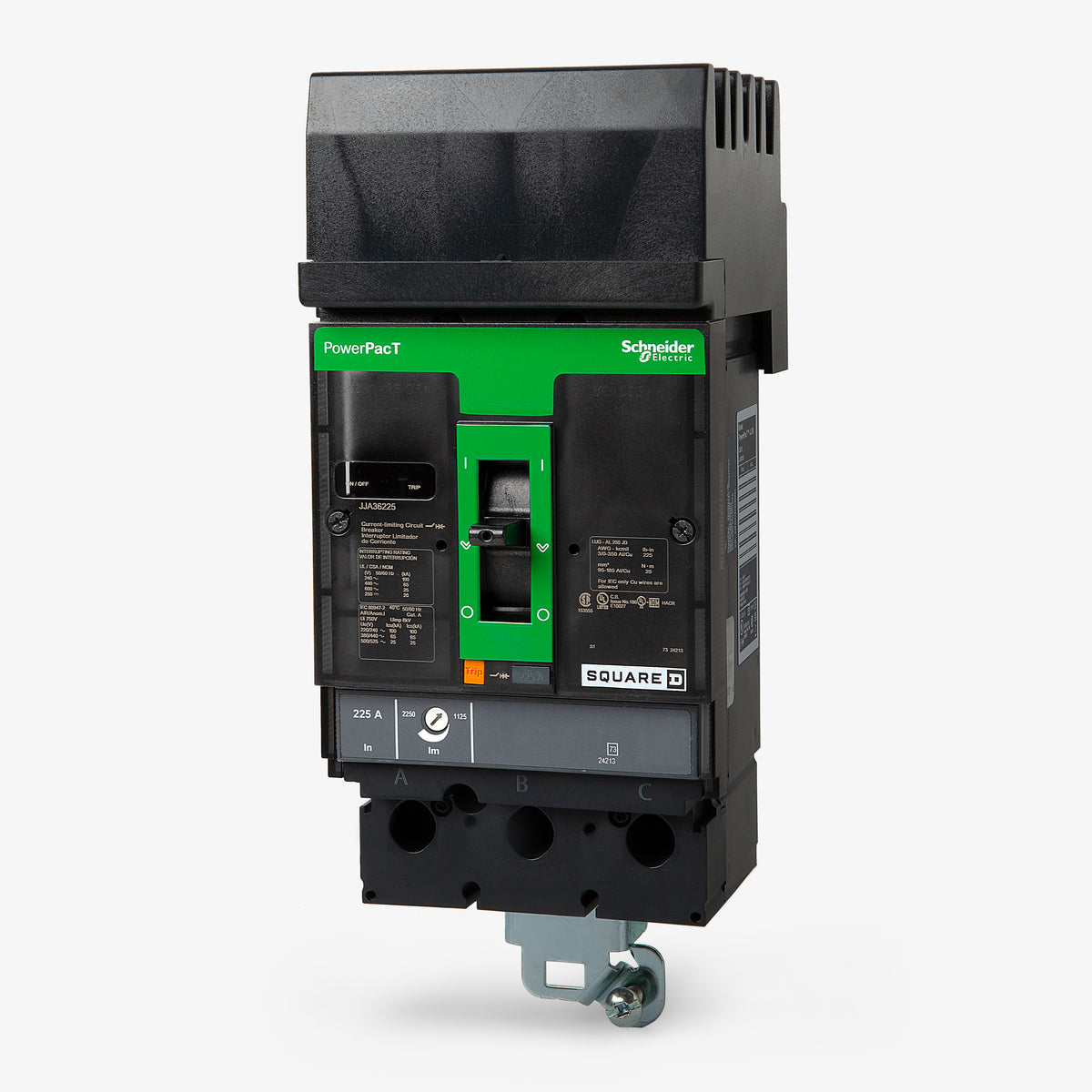 Square D JJA36225 - 225A 3 Pole Molded Case Circuit Breaker