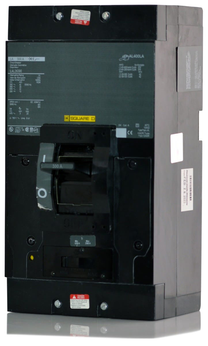 Square D LAL26300 - 300A 2 Pole Molded Case Circuit Breaker