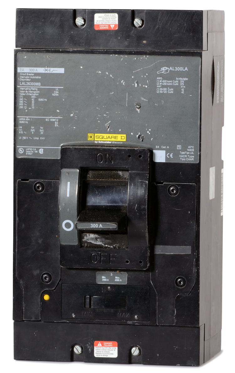 Square D LAL26300MB - 300A 2 Pole Molded Case Circuit Breaker