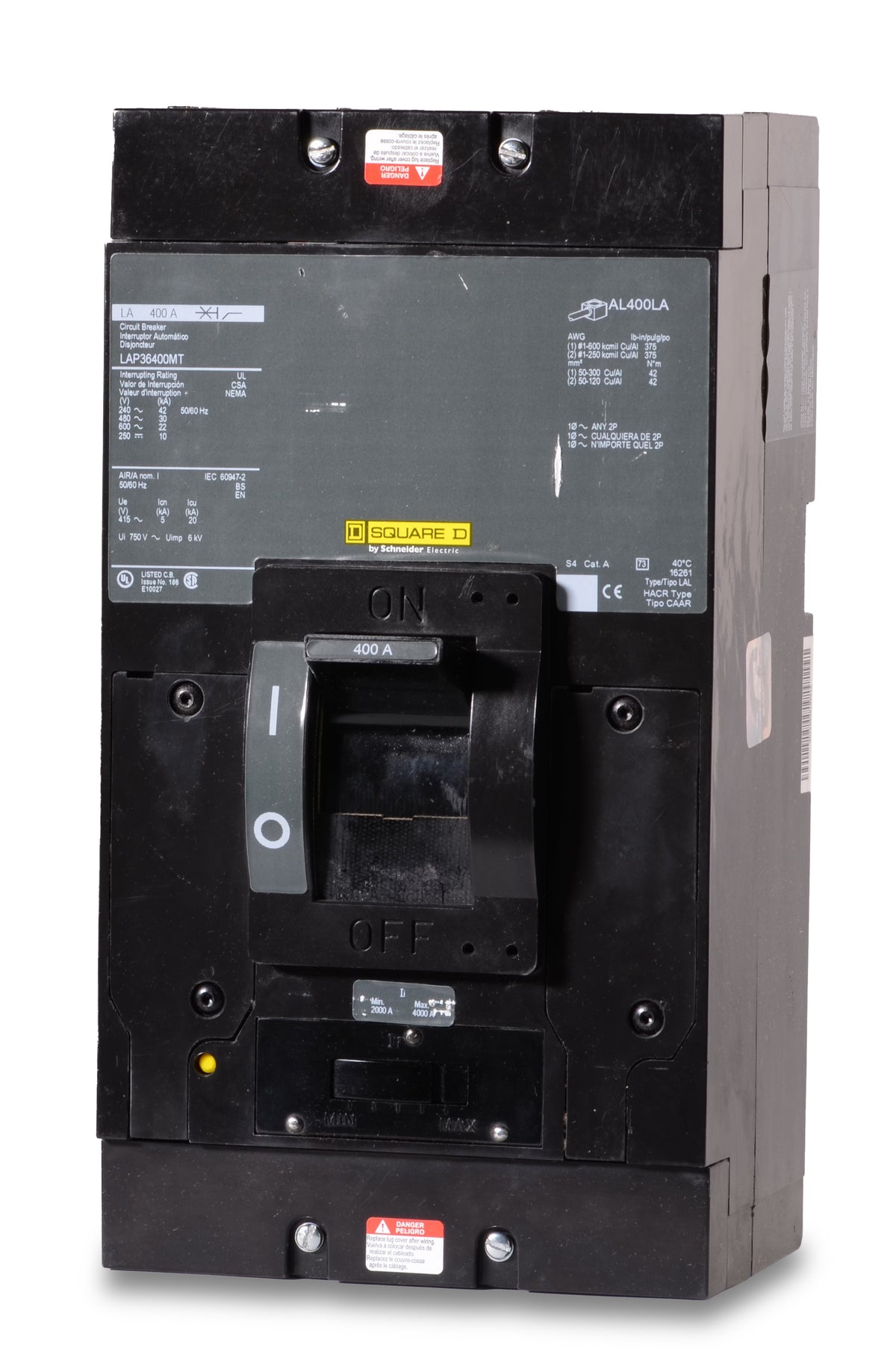 Square D LAP36400MT 3 Pole Circuit Breaker