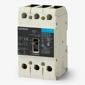 Siemens LGG3B020L - 20A 3 Pole Molded Case Circuit Breaker