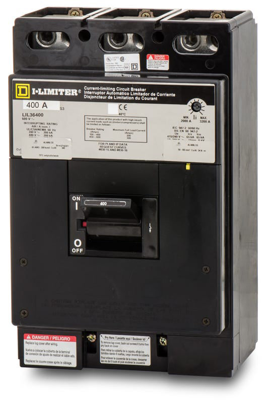 Square D LIL36400 - 400A 3 Pole Molded Case Circuit Breaker