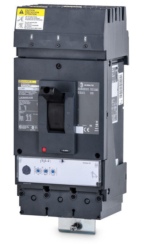 Schneider Electric LJA36400U43X - 400A 3 Pole Molded Case Circuit Breaker