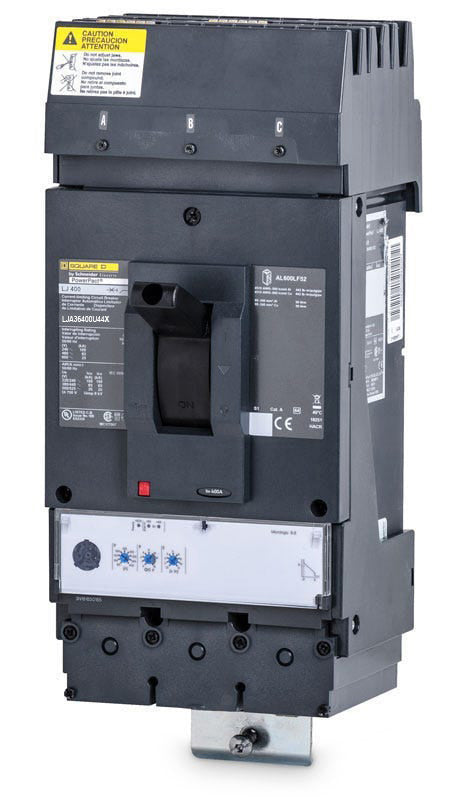 Schneider Electric LJA36400U44X - 400A 3 Pole Molded Case Circuit Breaker