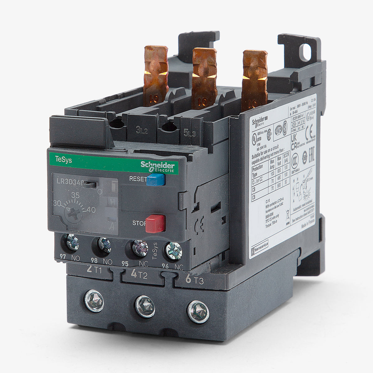 Square D LR3D340 Overload Relay