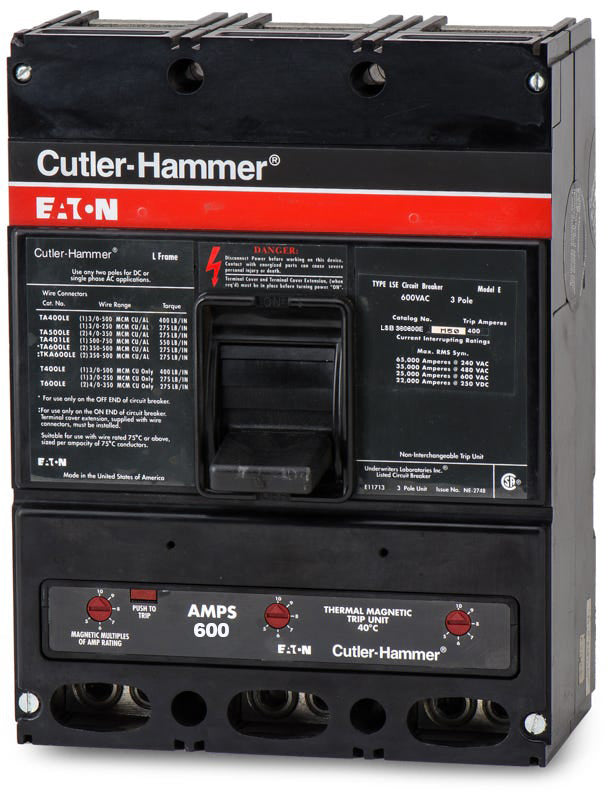 ABB / Thomas & Betts LSB360600E - 600A 3 Pole Molded Case Circuit Breaker