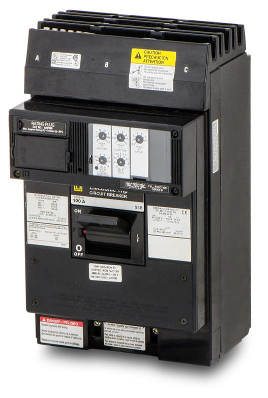 Square D LX36100 - 100A 3 Pole Molded Case Circuit Breaker