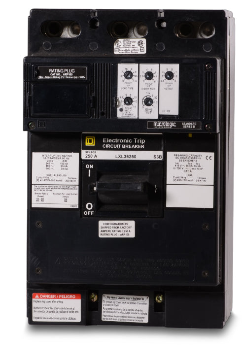 Square D LXL36250 - 250A 3 Pole Molded Case Circuit Breaker