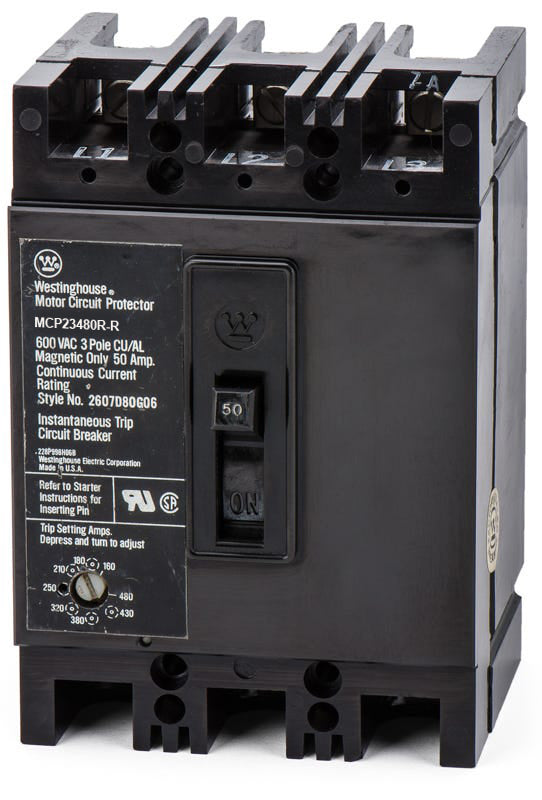 Eaton / Cutler-Hammer MCP23480R - 50A 3 Pole Motor Circuit Protector