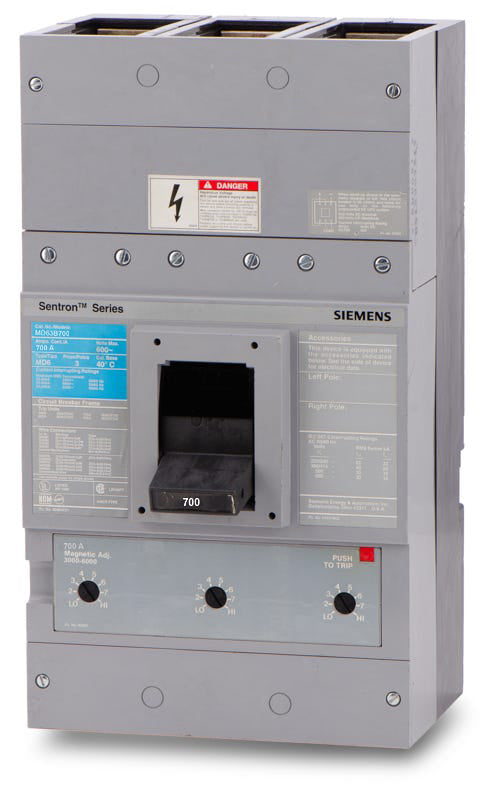 Siemens MD63B700 - 700A 3 Pole Molded Case Circuit Breaker