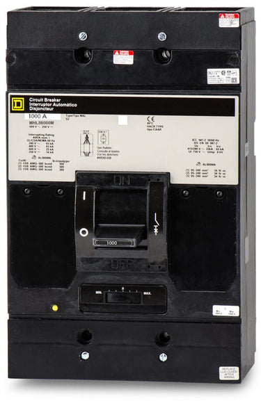 Square D MHL36000M - 1000A 3 Pole Automatic Molded Case Switch