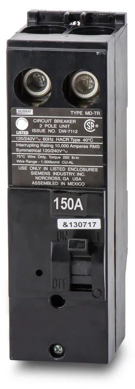 Siemens MPD2150R - 150A 2 Pole Molded Case Circuit Breaker
