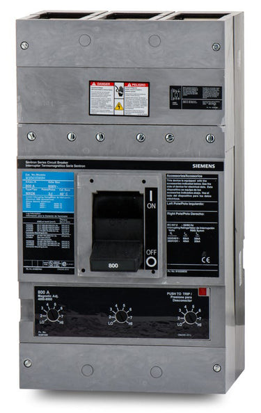 Siemens MXD63B800H - 800A 3 Pole Molded Case Circuit Breaker