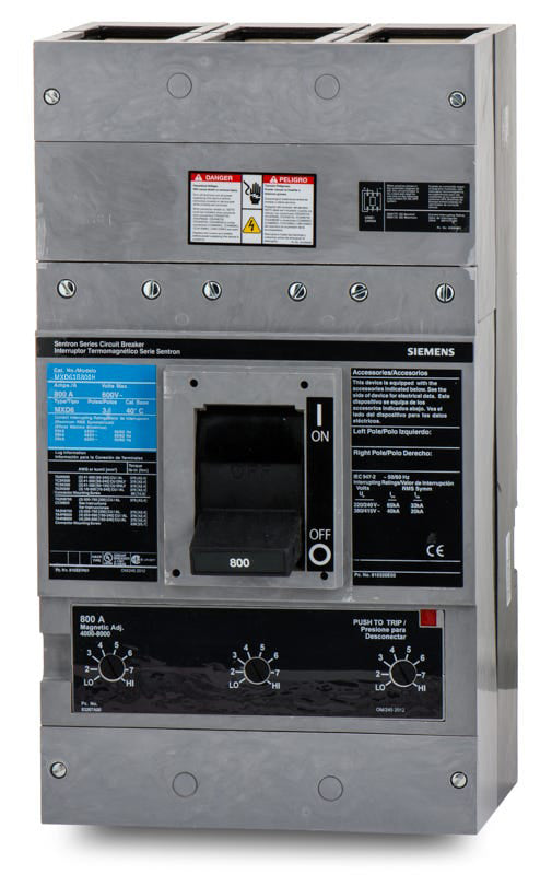 Siemens MXD63B800H - 800A 3 Pole Molded Case Circuit Breaker