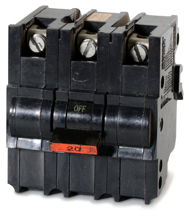 Federal Pacific NA3P20 - 20A 3 Pole Miniature Circuit Breaker