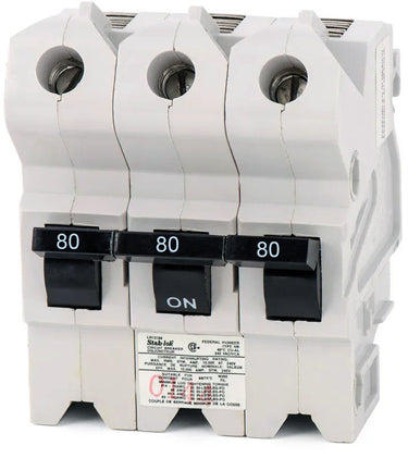 Federal Pacific NB232080 - 80A 3 Pole Molded Case Circuit Breaker