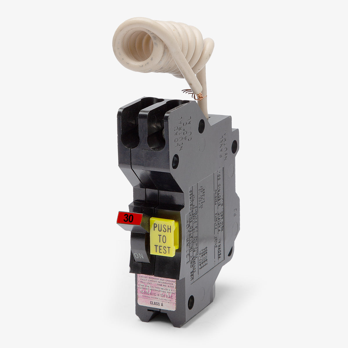 Federal Pacific NBGF30 - 30A GFCI Miniature Circuit Breaker
