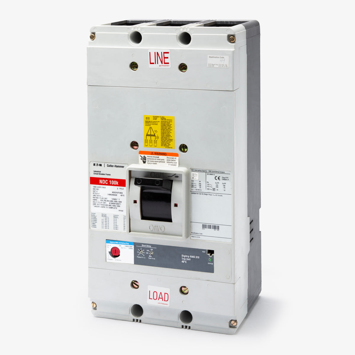 Eaton/Cutler-Hammer NDC312T32W 3 Pole Circuit Breaker