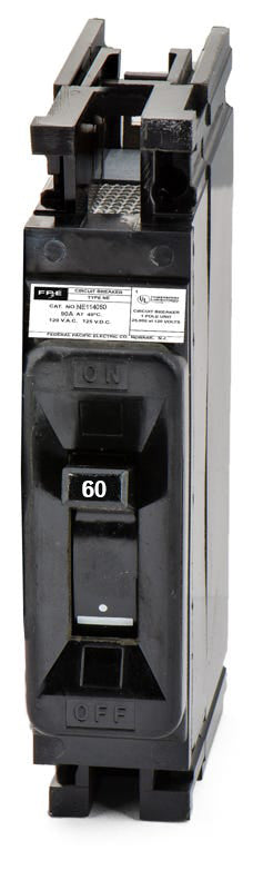 Federal Pacific NE114060 - 60A 1 Pole Molded Case Circuit Breaker