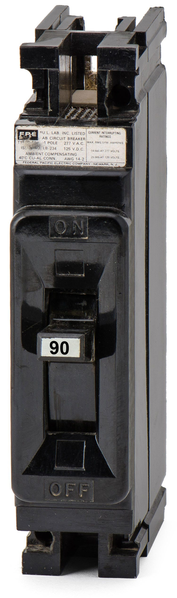 Ffe Breakers Federal Pacific NEF214090 Molded Case Circuit Breaker – SuperBreakers