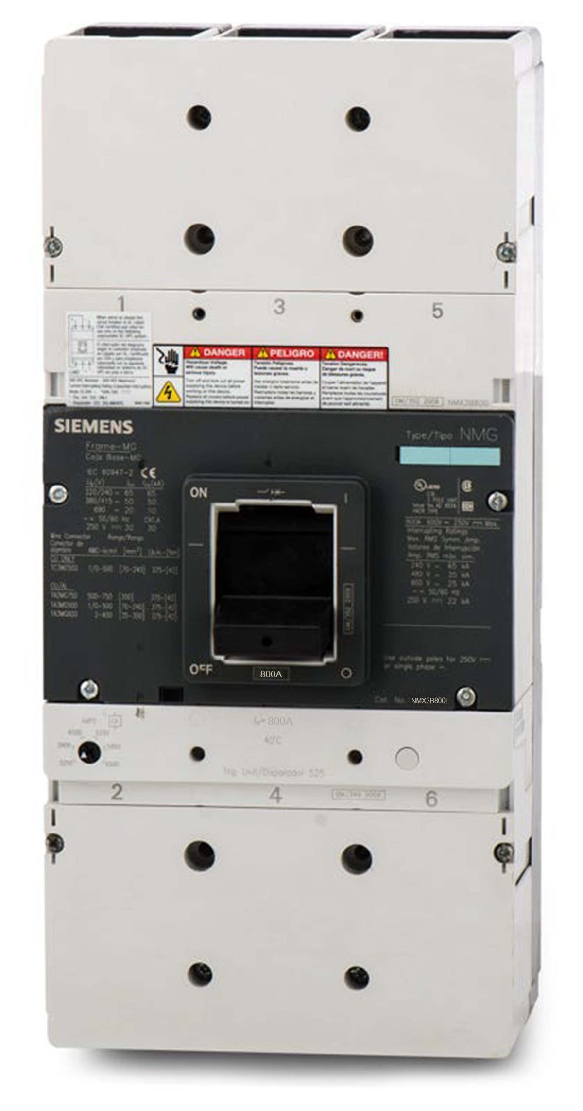 Siemens NMX3B800L - 800A 3 Pole Molded Case Circuit Breaker