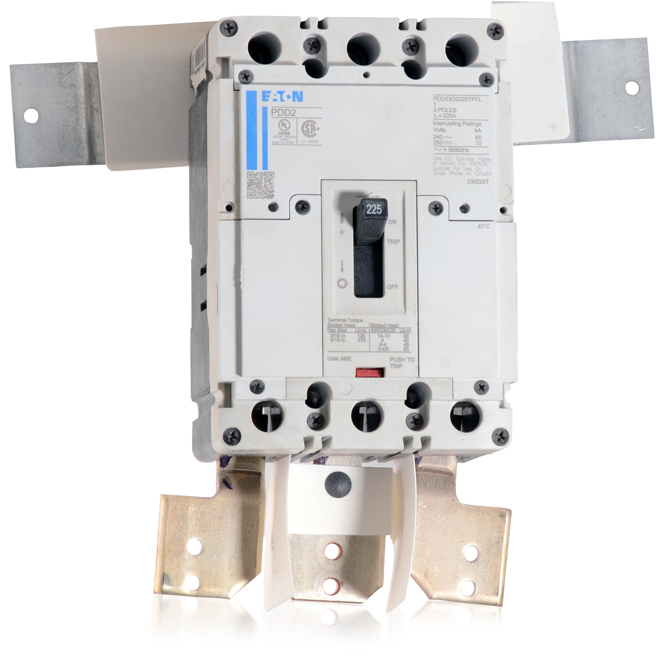 New Eaton PDG23G0225TFFL 3 Pole Circuit Breaker SuperBreakers