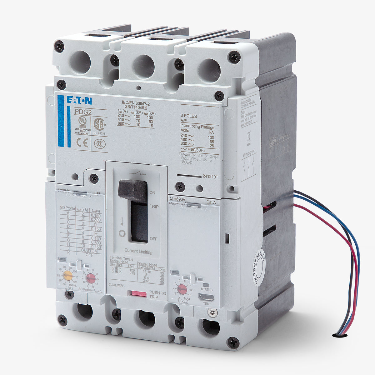 Eaton / Cutler-Hammer PDG23M0150B2NL - 150A 3 Pole Molded Case Circuit Breaker