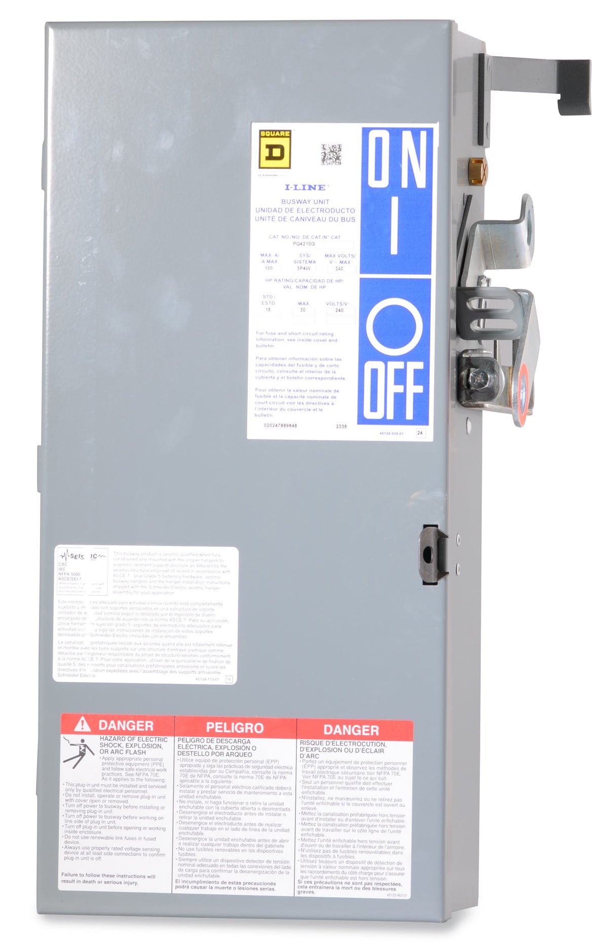 Square D PQ4210G Bus Plug