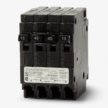 Siemens Q21540CT - 15/40A Triplex Miniature Circuit Breaker