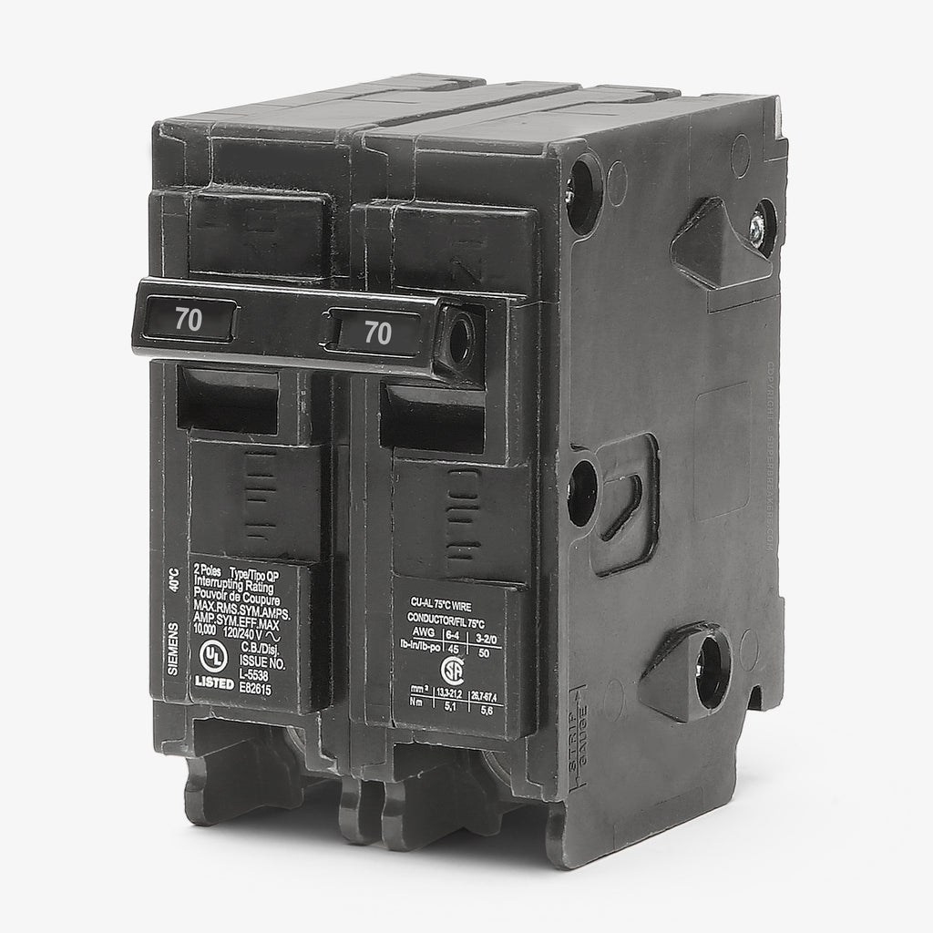 thumbnail image 2 of ITE Siemens B270 2-Pole 70 Amp 240V Circuit Breaker - New Unbranded 2 of 3