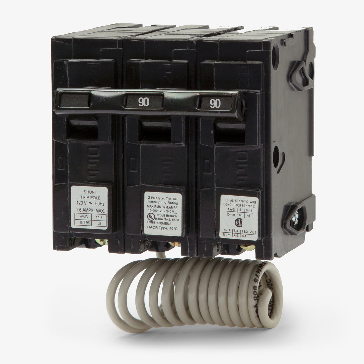 Siemens Q29000S01 - 90A 2 Pole Miniature Circuit Breaker