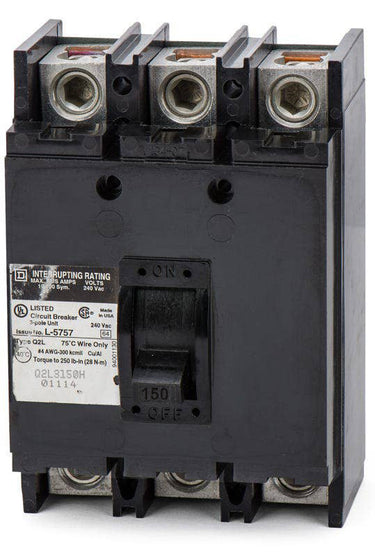 Square D Q2L3150H - 150A 3 Pole Molded Case Circuit Breaker