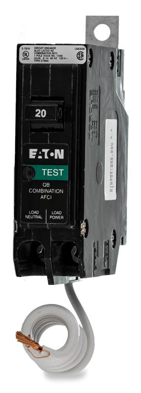 Eaton / Cutler-Hammer QB1020AF - 20A AFCI Miniature Circuit Breaker