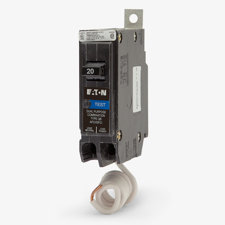 Eaton / Cutler-Hammer QB1020AFGF - 20A Dual Function Miniature Circuit Breaker