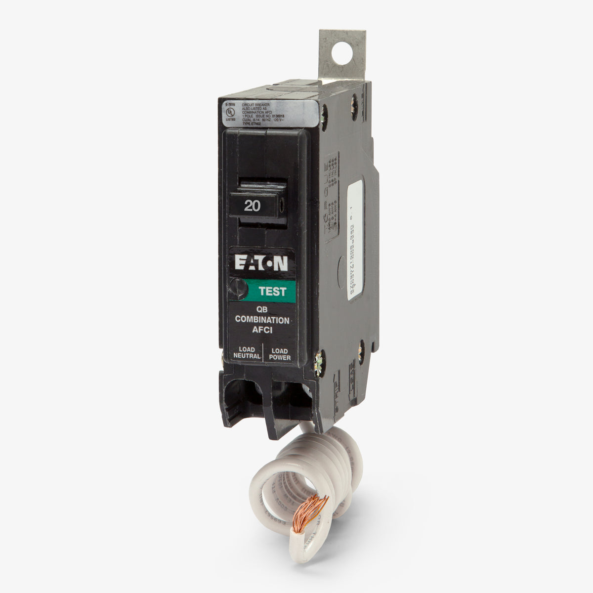 Eaton / Cutler-Hammer QB1020CAF - 20A AFCI Miniature Circuit Breaker