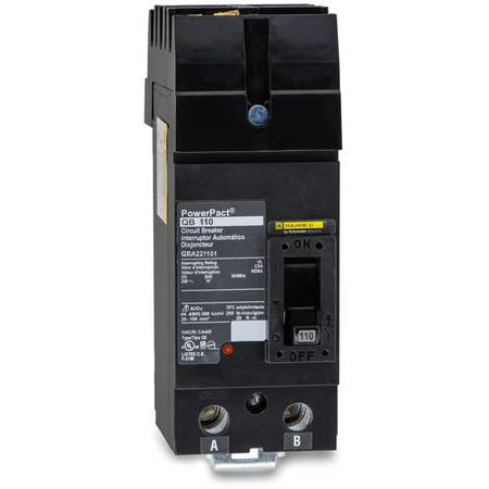 Square D QBA221101 - 110A 2 Pole Molded Case Circuit Breaker