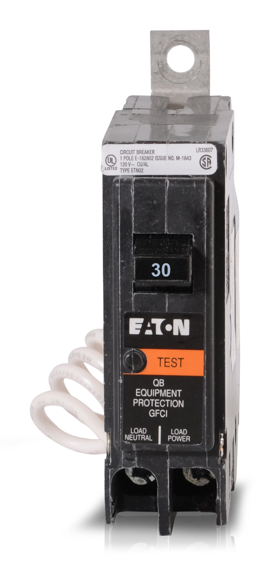 Eaton / Cutler-Hammer QBH1030EP - 30A GFEP Miniature Circuit Breaker