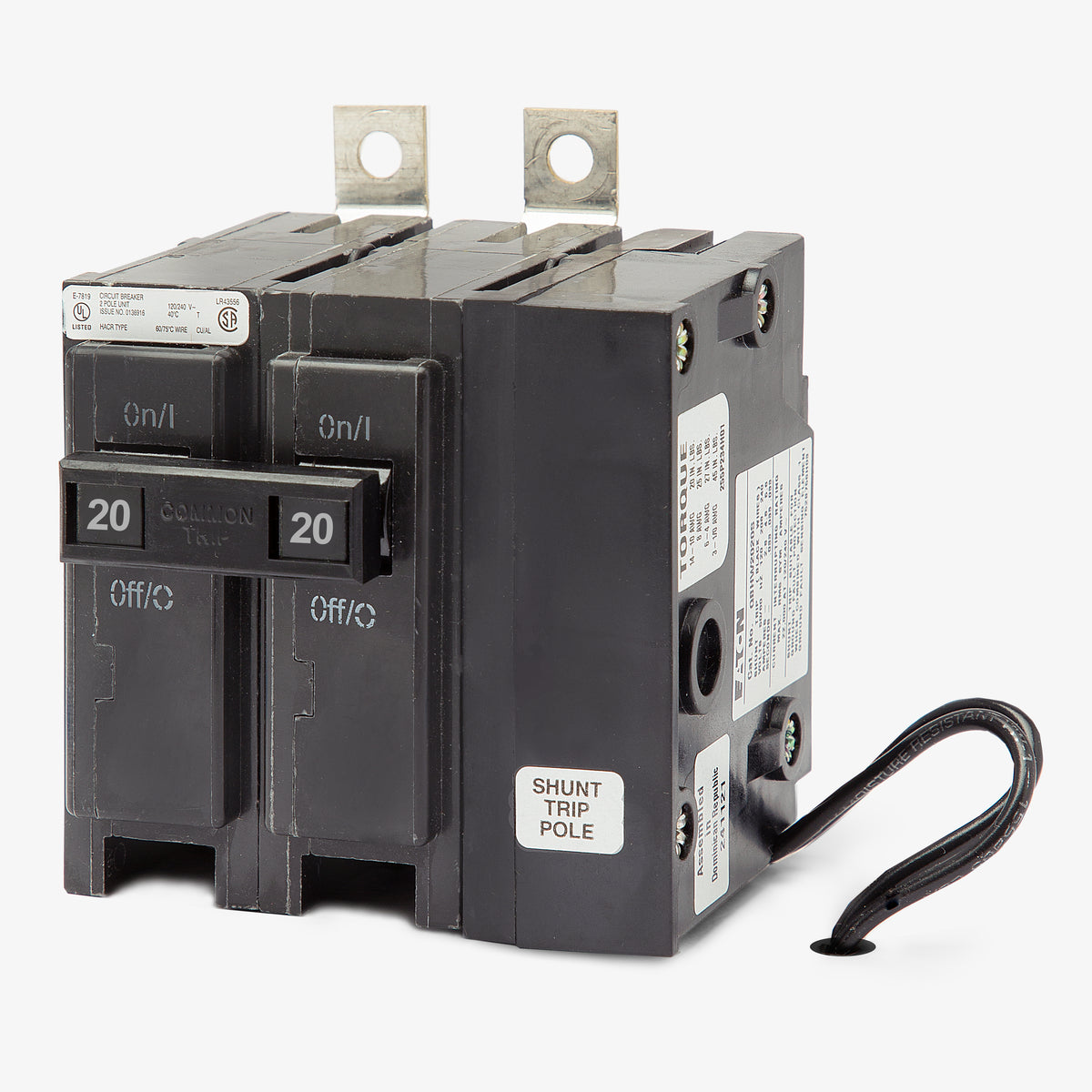 Eaton / Cutler-Hammer QBHW2020S - 20A 2 Pole Miniature Circuit Breaker