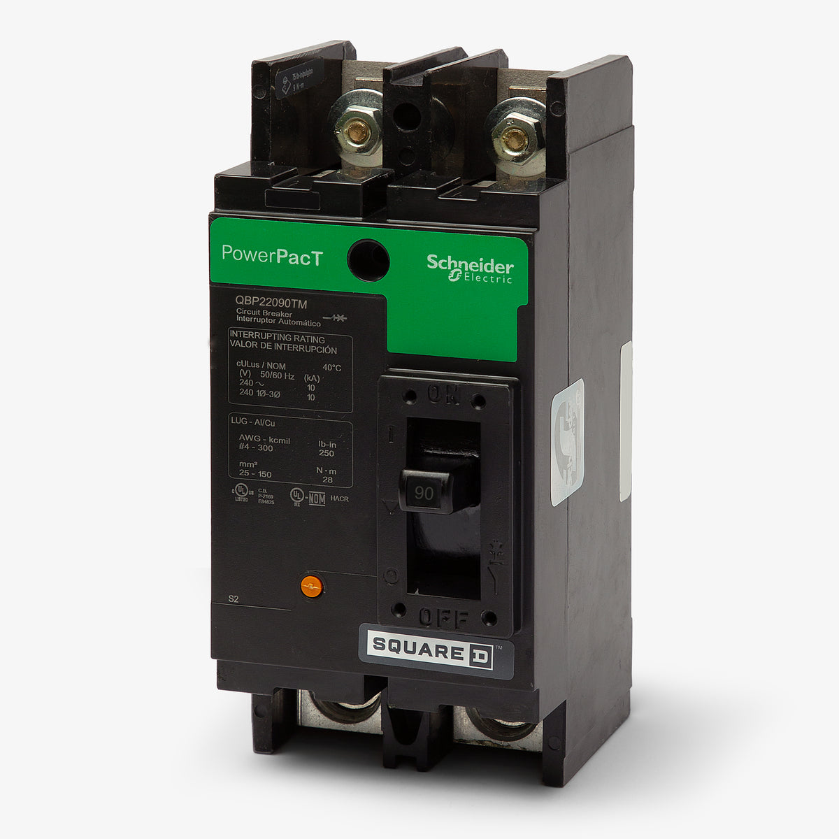 Square D QBP22090TM - 90A 2 Pole Molded Case Circuit Breaker
