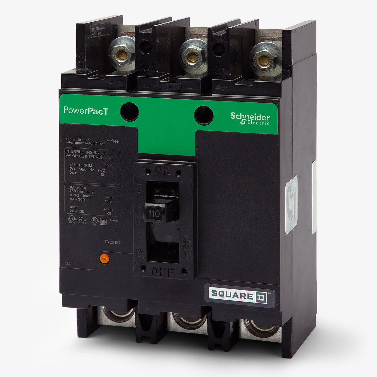 Square D QBP32110TM - 110A 3 Pole Molded Case Circuit Breaker