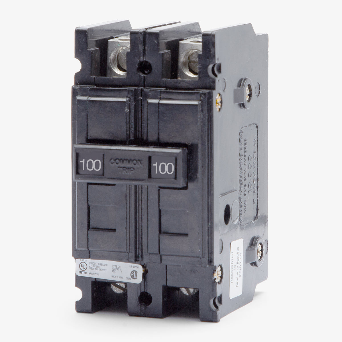 Eaton / Cutler-Hammer QC2100 - 100A 2 Pole Miniature Circuit Breaker