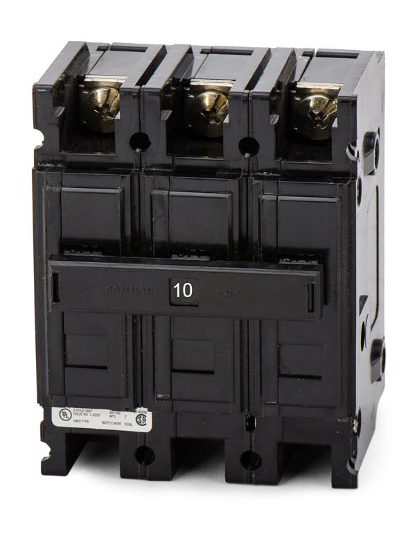 Eaton / Cutler-Hammer QC3010H - 10A 3 Pole Miniature Circuit Breaker