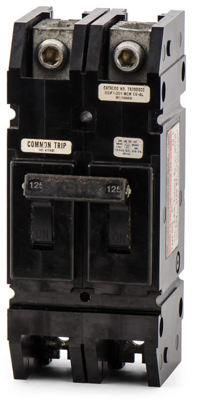 Eaton / Westinghouse QCC2125 - 125A 2 Pole Molded Case Circuit Breaker