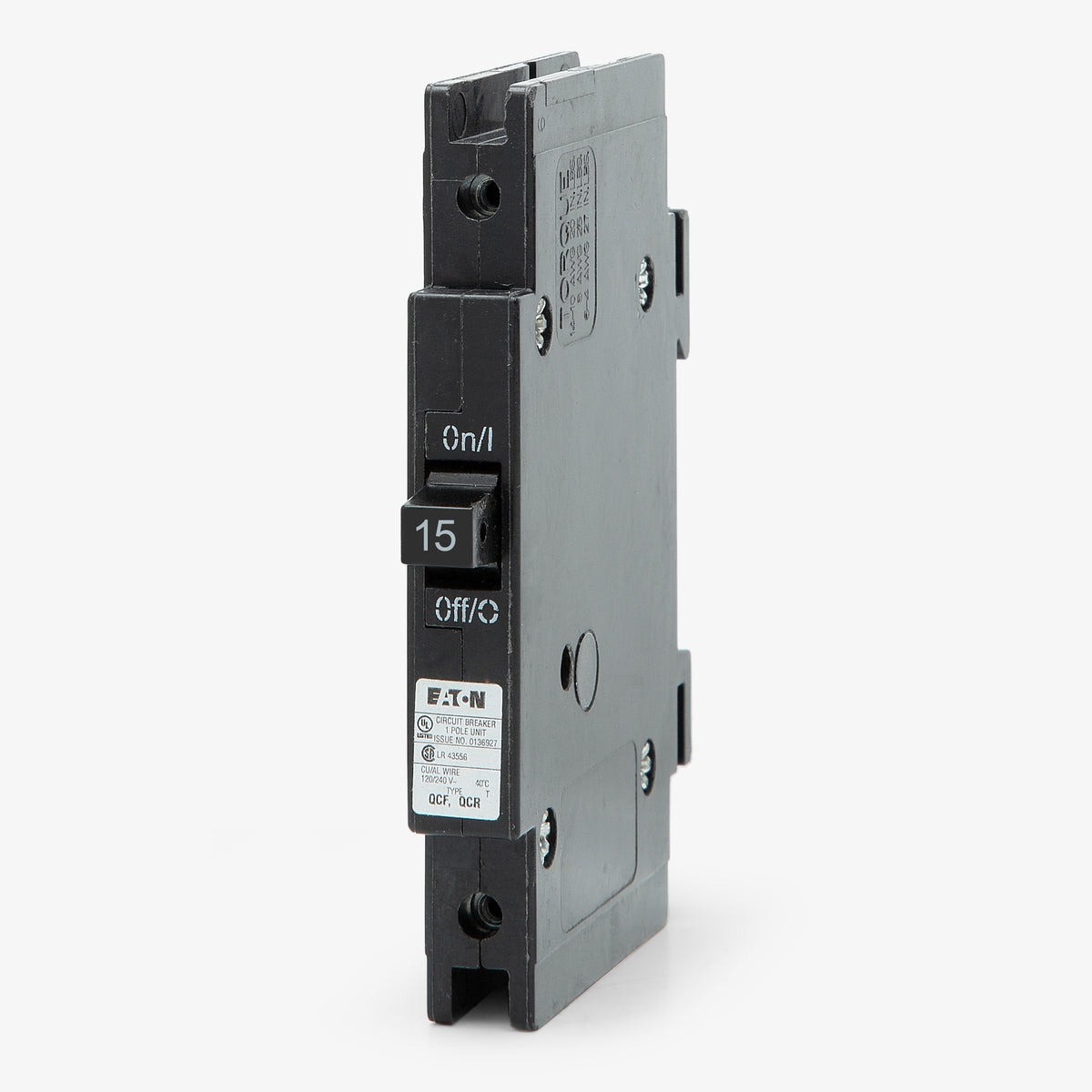 Eaton / Cutler-Hammer QCF1015 - 15A 1 Pole Miniature Circuit Breaker